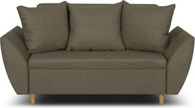 ALEX Kétszemélyes kinyitható kanapé Barna