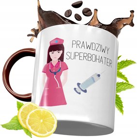 Bordó Bögre Ápolónőnek Születésnapra Ajándék fényképes nyomattal