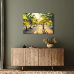 Kép - Nő a pálmafáknál (90x60 cm)