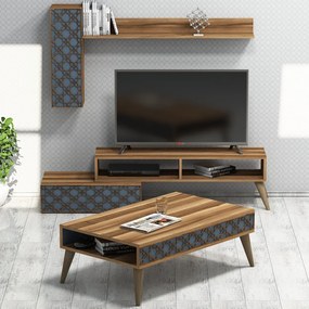 Planet nappali bútorszett, dió, 150 cm – TR845HCT5216