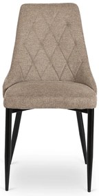 Sötét Bézs Szövet Étkezőszék. CORK 2