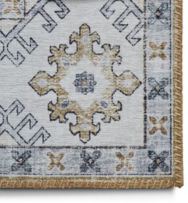 Szürke-bézs futószőnyeg 60x225 cm Topaz – Think Rugs
