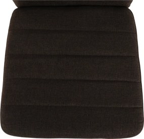 Szék, sötétbarna szövet/bükk, COLETA NOVA