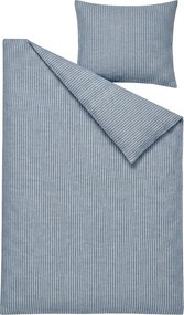 Pamut ágynemű SOFT STRIPES kék Ágyneműhuzat mérete: 70 x 80 cm | 140 x 200 cm