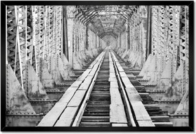 Poszterek keretben 60x40 Vasúti híd Vasút