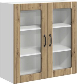 vidaXL Konyhaszekrény Artisan tölgy 80 x 31 x 80 cm Faanyag