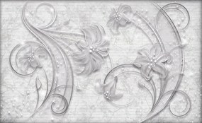 Flizelin fotótapéta Virágok 3D Elegancia a belső térbe 416x254 +ragasztó