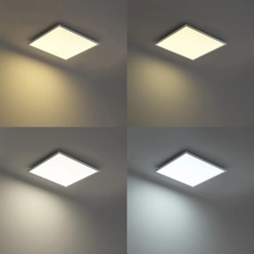 LED panel fehér négyzet alakú LED-del, 3 lépésben dimmelhető - Reeves