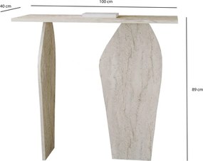 Arya komód, travertin, 100 cm