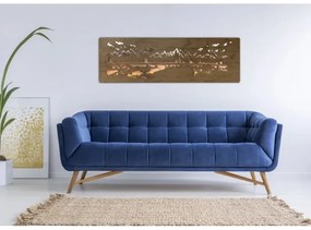 Li-Go 4778/A/4 - LED fali dekoráció LED/10W/5V 30000 mAh 120x40 cm tölgy