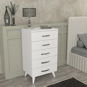 Éjjeliszekrény Cemre White