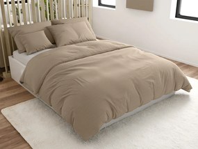 DENYX világosbarna krepp ágyneműhuzat Ágyneműhuzat mérete: 70 x 90 cm | 140 x 200 cm