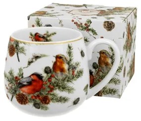 D.G.36169 Porcelánbögre 430ml, dobozban, Christmas Birds