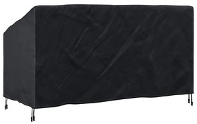 Kerti Pad Borító Fekete 175 x 85 x 65 / 94 cm 420D szövet
