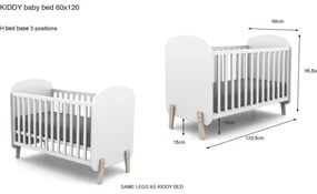 Kiddy kiságy, 60 x 120 cm - Vipack