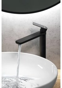 Aqualine - Mosdócsap DAPHNE 29 cm matt fekete