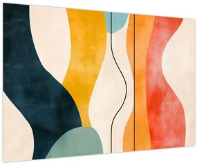 Kép - Minimalista színes illusztráció II. (90x60 cm)