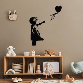 Banksy fém fali dekoráció, 105×85 cm – TR891TNL2304