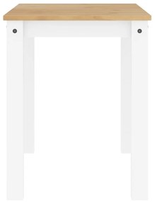 Panama fehér tömör fenyőfa ebédlőasztal 117 x 60 x 75 cm