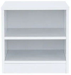 Miami éjjeliszekrény nyitott 40x40 cm fehér-fehér