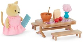 Li'l Woodzeez - Játékkészlet hálószoba és étkező bútorok