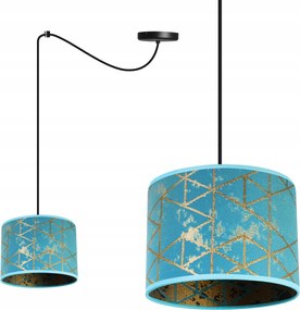 Mennyezeti Lámpa Lógó Csillár Szimpla Lámpabúra Pók Arany Minta