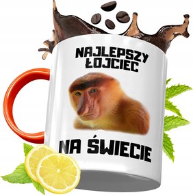 Narancssárga Bögre Apák Napjára Ajándék fényképes nyomtatással