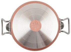 Classic rózsaszín alumínium serpenyő, ø 22 cm - Güral Porselen