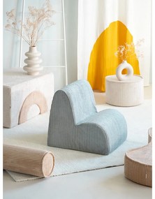 Mentazöld kordbársony gyerek fotel Cloud – Wigiwama