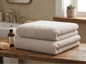 Fürdőlepedő NORIELLE 70x140 cm bézs, 100% pamut