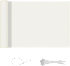 Axt Shade Erkélyvédő, szőnyeg 90 x 600 cm szövet, Fehér