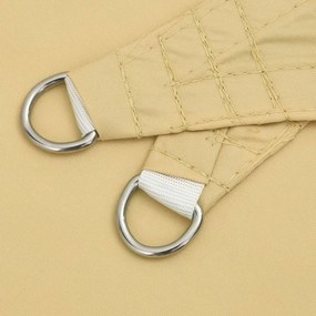 homokszínű 100% poliészter oxford szövet napvitorla 4x2 m