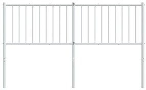 fehér fém fejtámla 160 cm