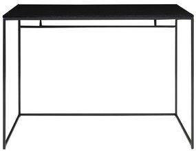 Vita íróasztal, fekete kerettel 100x45x75 cm