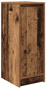 antik fa színű szerelt fa cipősszekrény 29,5x34x76 cm