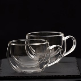 Thermo cappuccino pohár csésze, 2db, 280ml, HOTCOOL TYP 1