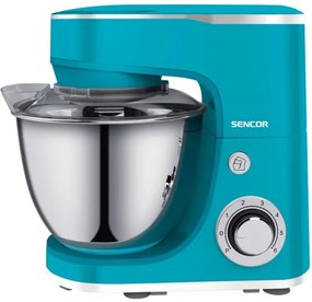 Sencor - Konyhai robotgép rozsdamentes acéltállal 1300W/230V türkiz