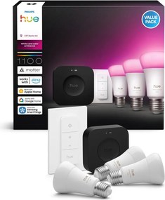 Philips Hue WACA alapcsomag 3xE27/8,1W 1000-20000K + csatlakoztatáshoz szükséges eszköz