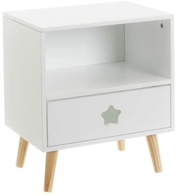 Fehér gyerek éjjeliszekrény – Casa Selección