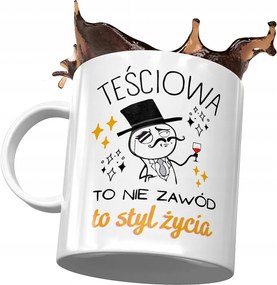 Bögre anyósnak, családnak Ajándék Nyomtatott Fotóval