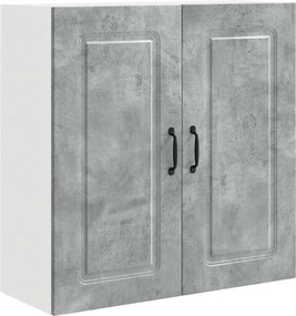 vidaXL Konyhaszekrény Kalmar Beton Szürke 80 x 31 x 80 cm Faanyag
