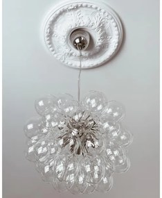 ByRydens 4200440-7002 - Csillár zsinóron GROSS 8xG9/4W/230V átlátszó