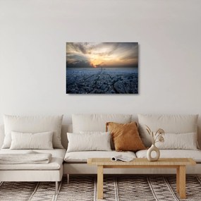 Kép - Párizs magasból (üvegen) (70x50 cm)