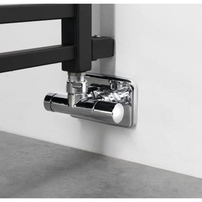 Sapho - Fürdőszobai radiátor METRO SPACE 525 W/230 V 55 x 143 cm matt fekete