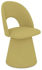 Sárga kárpitozott étkezőfotel Kalo – Makamii
