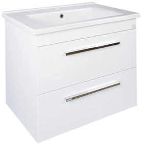 TMP VIVA 75 fali függesztett fürdőszobabútor - Sanovit ATRIA 9075 porcelán mosdóval - 75 x 45,5 cm