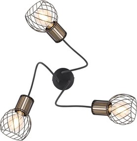 GLOBO 54013-3 ARGUSTO Vintage Mennyezeti Lámpák E27 IP20