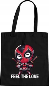 Feel the love Pamut Bevásárlótáska Deadpool Rajongóknak