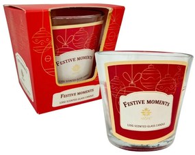 Arome Festive Moments gyertya üvegben, 120 g