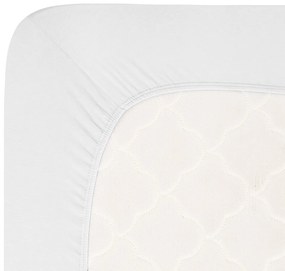 4Home jersey lepedő Luxury fehér , 180 x 200 cm, 180 x 200 cm